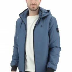 Calvin Klein Jeans Bomber Con Cappuccio Calvin Klein Jenas Uomo Full Zip Con Logo Piccolo Sul Petto -Lacoste shop 60616e28dea6e0889f09ff7baf652359