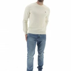 Maglioncino Girocollo Lacoste Uomo Tinta Unita Con Logo A Contrasto Sul Petto 29 Maglioncino Girocollo Lacoste Uomo Tinta Unita Con Logo A Contrasto Sul Petto -Lacoste shop 606dcfe3d09dedfbabe34ead511b1c00