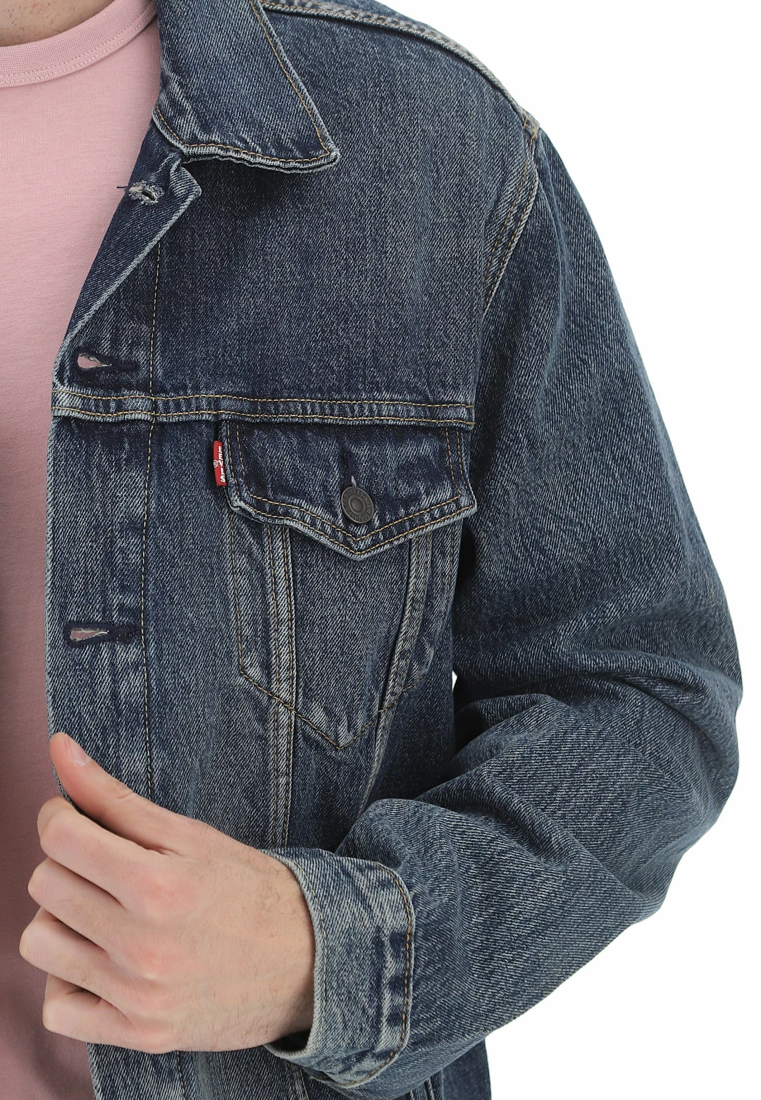 Giacca Trucker Levi's In Denim Uomo 7 Giacca Trucker Levi's In Denim Uomo - immagine 5