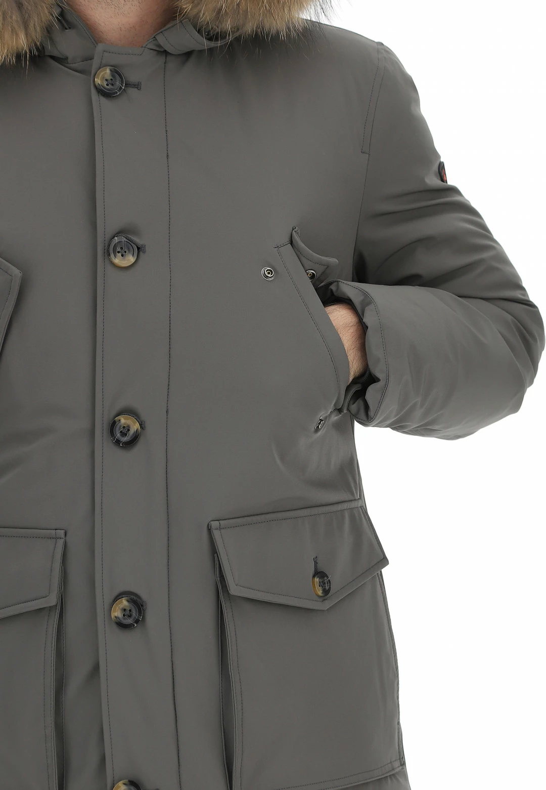 Piumino Uomo Parka Greenfield Norway Con Cappuccio 7 Piumino Uomo Parka Greenfield Norway Con Cappuccio - immagine 5