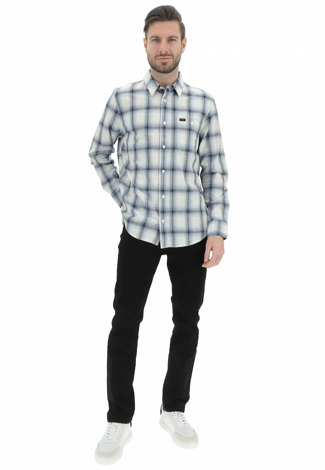 Camicia Uomo Lee In Cotone A Quadri Regular Fit 7 Camicia Uomo Lee In Cotone A Quadri Regular Fit - immagine 5