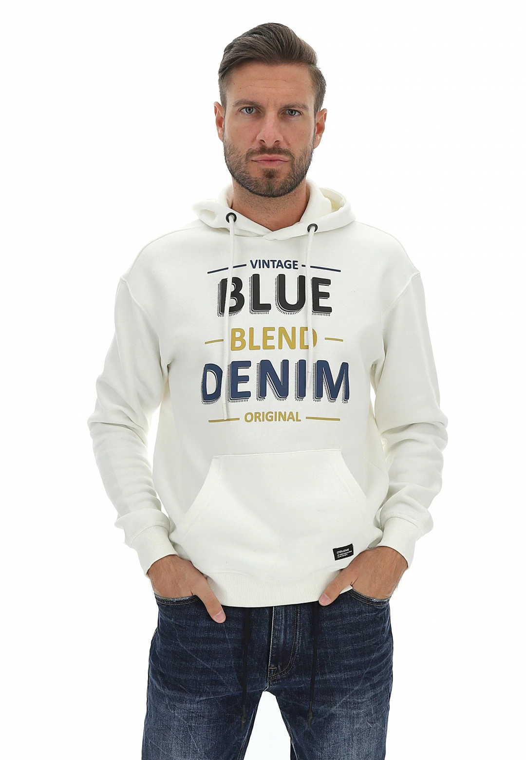 Felpa Con Cappuccio Blend Stampa Scritta 8 Felpa Con Cappuccio Blend Stampa Scritta - immagine 6