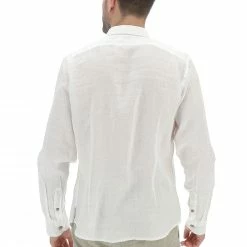 YES.ZEE Camicia 100% Lino Yes Zee Uomo Tinta Unita -Lacoste shop 63ad932ecdabe0d42e36350e0c93b67f