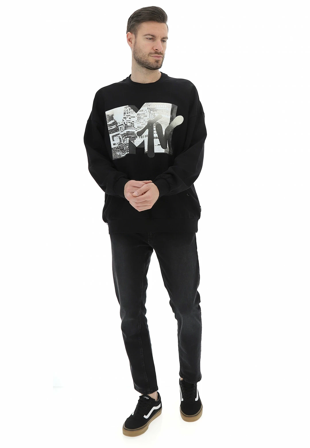 ONLY E SONS Felpa Girocollo Con Stampa Mtv Only & Sons 7 ONLY E SONS Felpa Girocollo Con Stampa Mtv Only & Sons - immagine 5