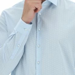 Camicia Slim Fit Calvin Klein In Microfantasia -Lacoste shop 655646cfff3beaaa497b6a984e620a06