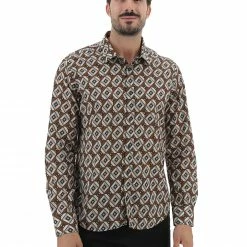 TUPERTU Camicia Uomo Tu Per Tu In Cotone A Fantasia