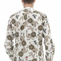 8.9 OTTOPUNTONOVE Camicia 8.9 Uomo Con Collo Coreana In Cotone Fantasia A Fiori All Over -Lacoste shop 658b46cdc1fc99f5f7b4513f95ab8681