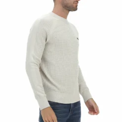 Maglioncino Girocollo Calvin Klein Con Lavorazione Waffle E Patch Uomo -Lacoste shop 6609927706361ab270f42d87164b7578