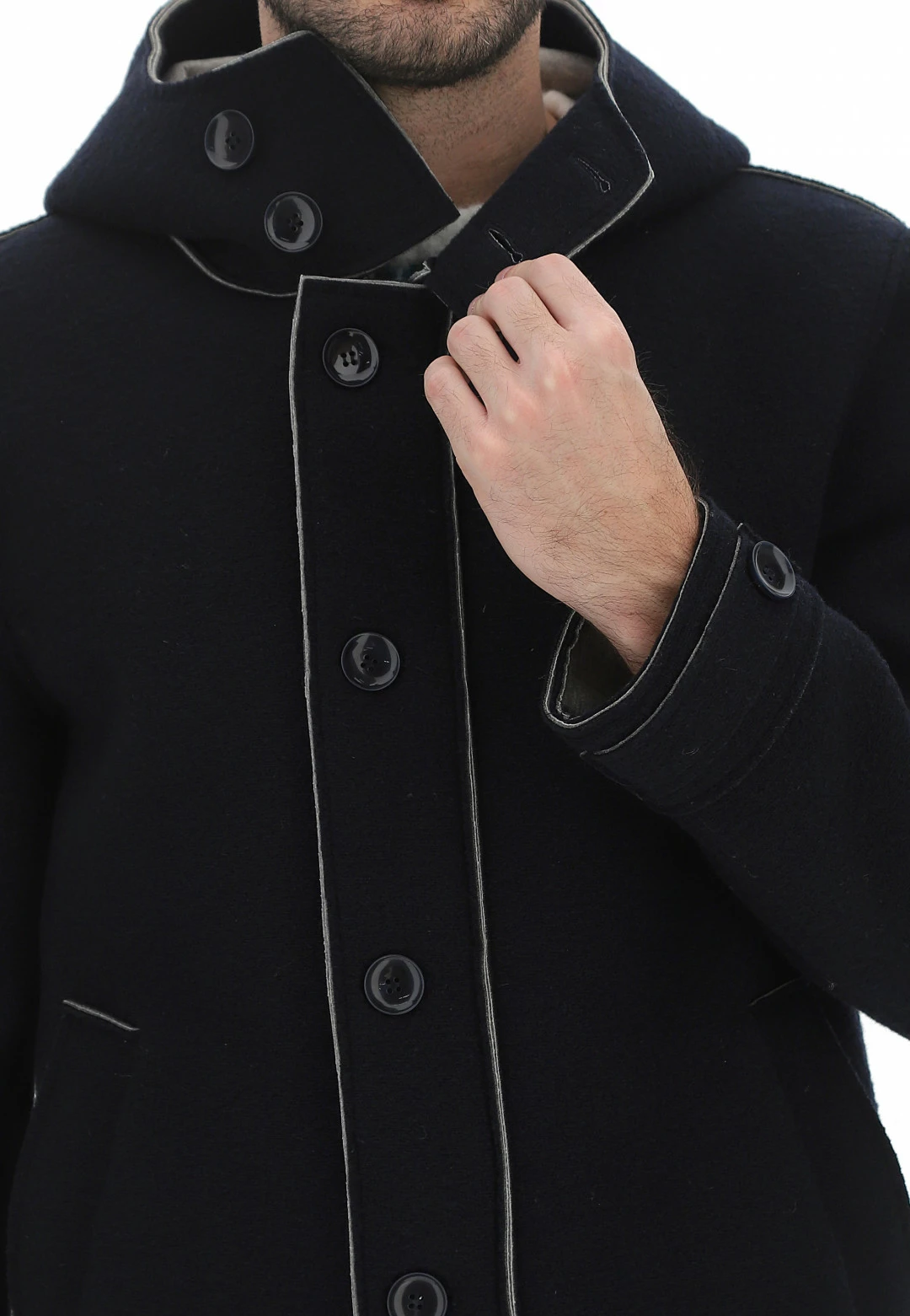 Smiling London Giubbino Neoprene Con Cappuccio Aff Uomo 14 Smiling London Giubbino Neoprene Con Cappuccio Aff Uomo - immagine 12