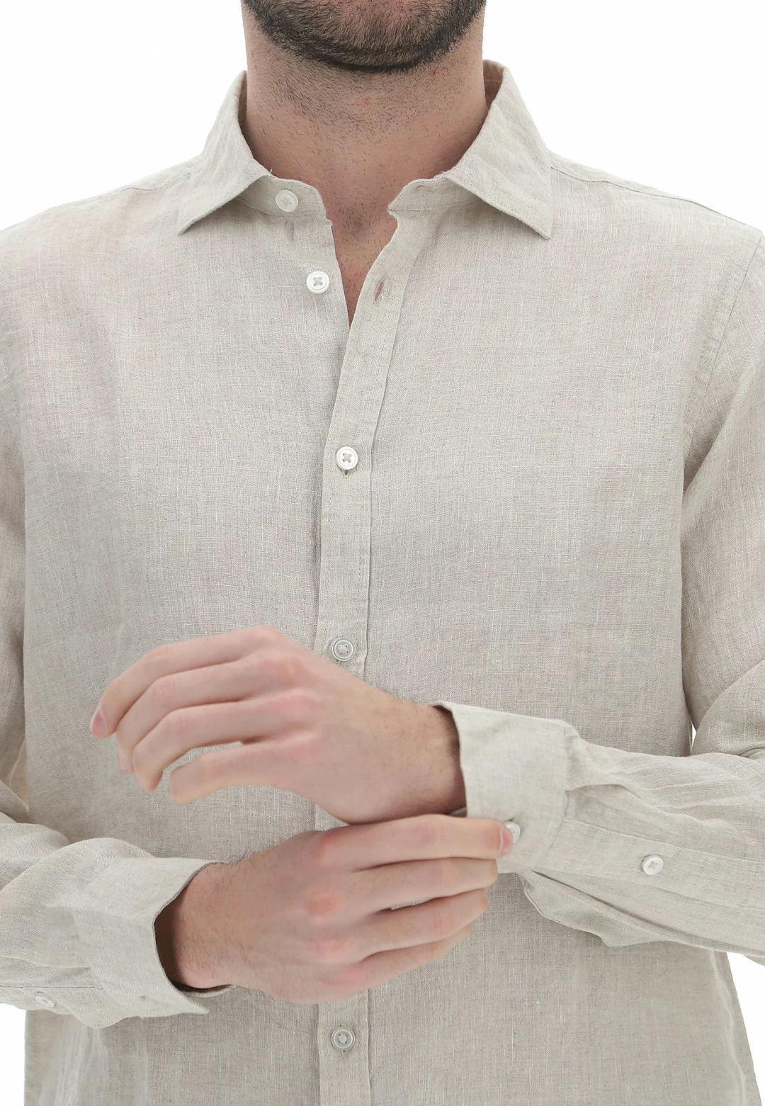 Camicia Manica Lunga In Lino Age Uomo 6 Camicia Manica Lunga In Lino Age Uomo - immagine 4