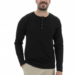 EKS Maglia Manica Lunga èks In Cotone Con Chiusura A Serafino Uomo