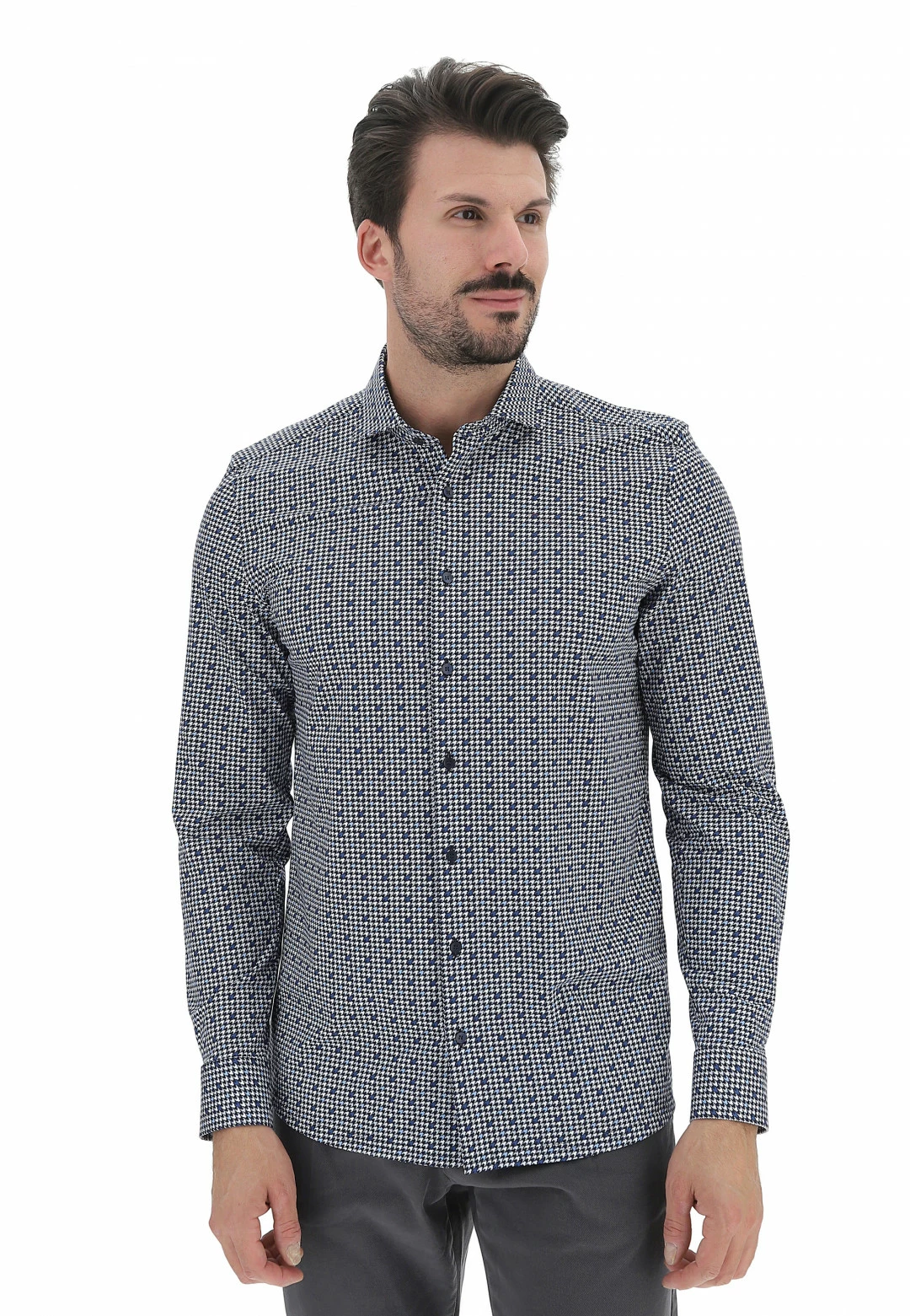 Camicia Uomo Olymp Stretch In Fantasia 3 Camicia Uomo Olymp Stretch In Fantasia