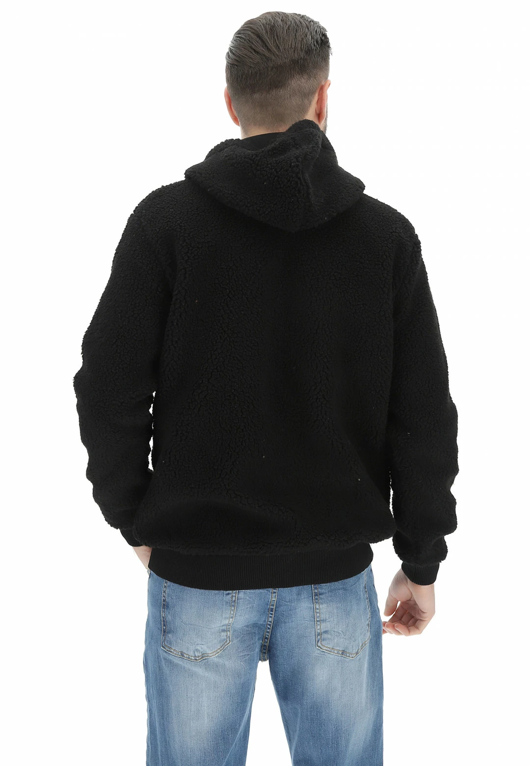 Giacca Effetto Orsetto Con Tasche Applicate !solid 5 Giacca Effetto Orsetto Con Tasche Applicate !solid - immagine 3