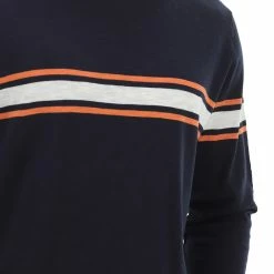 Maglioncino Girocollo Fynch-hatton Misto Lino Dettaglio Riga Centrale -Lacoste shop 683cc64afd2849f78493c64fe6a21d1c