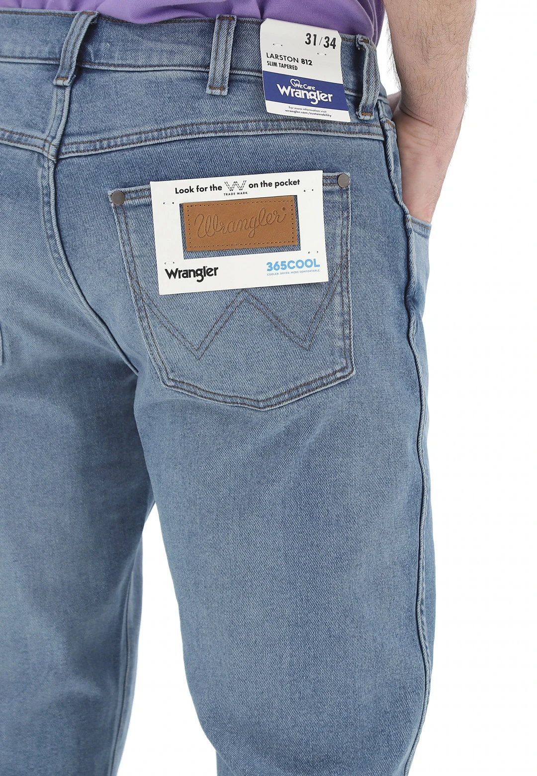 Jeans Wrangler Mod. Larston 812 365cool W18sylz70 6 Jeans Wrangler Mod. Larston 812 365cool W18sylz70 - immagine 4