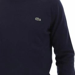 Maglione Girocollo Misto Lana Lacoste Uomo -Lacoste shop 6a69dfd04e28276d77637e4b94d6dc66