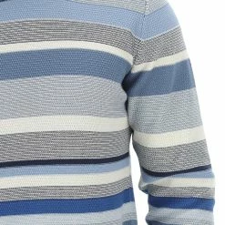 Magliocnino Girocollo Re Del Mare Uomo Con Lavorazione Punto Riso A Righe -Lacoste shop 6b73b09649e42c126d3924129e2adf7e