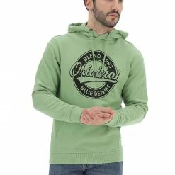 Felpa Con Cappuccio Blend Uomo Con Logo Circolare Centrale In Cotone Garzato -Lacoste shop 6c2b8578718b84147a9b3792be3ef188