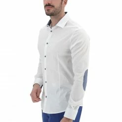 EKS Camicia Tinta Unita Stretch Toppe A Contrasto èks 13 EKS Camicia Tinta Unita Stretch Toppe A Contrasto èks -Lacoste shop 6dc20ff589fc279fbc746cc218d7382c