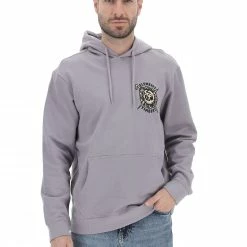 Felpa Element Uomo Con Cappuccio E Stampa Fronte E Retro