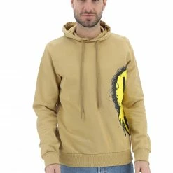 Felpa Whatever Con Cappuccio E Maxi Stampa Smile