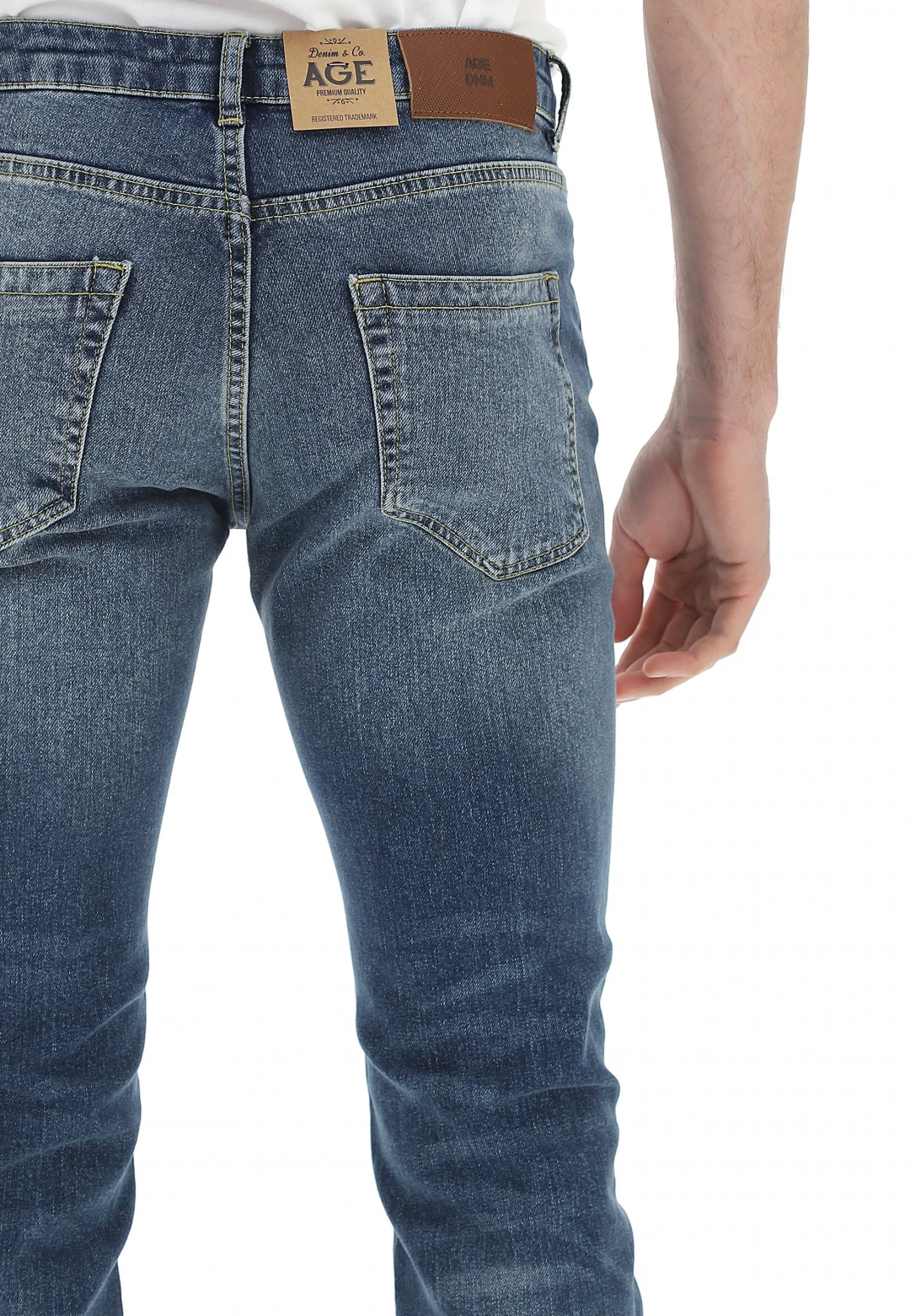 Jeans Uomo Super Slim Fit Elasticizzati Age 6 Jeans Uomo Super Slim Fit Elasticizzati Age - immagine 4