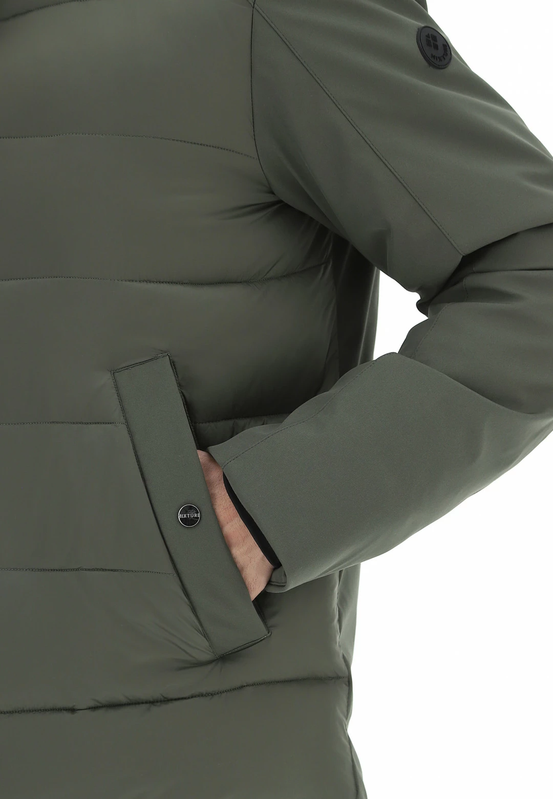 Giubbotto Corto Con Cappuccio Mixture Uomo 6 Giubbotto Corto Con Cappuccio Mixture Uomo - immagine 4