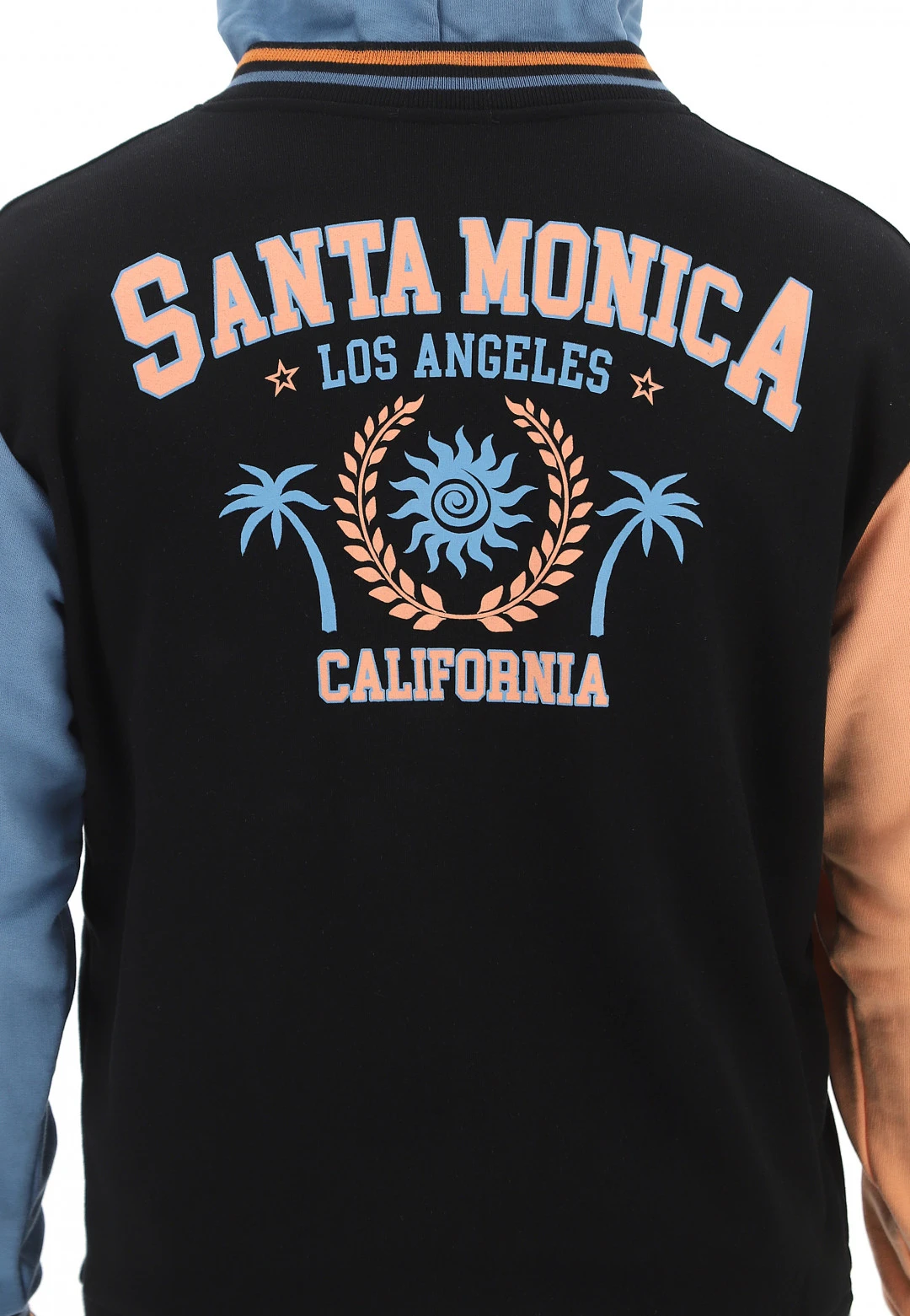 Giacca Age College Uomo Con Cappuccio E Stampa Sul Retro Made In Italy 8 Giacca Age College Uomo Con Cappuccio E Stampa Sul Retro Made In Italy - immagine 6