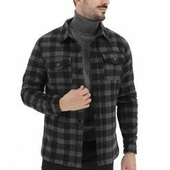 Camicia Quadrettata Flanella Over Markup