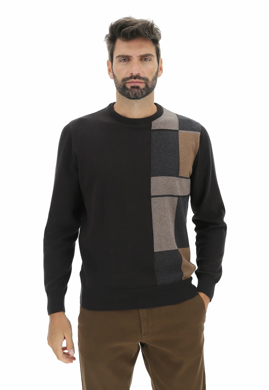 Maglioncino Girocollo Yourname In Cotone Uomo 4 Maglioncino Girocollo Yourname In Cotone Uomo - immagine 2