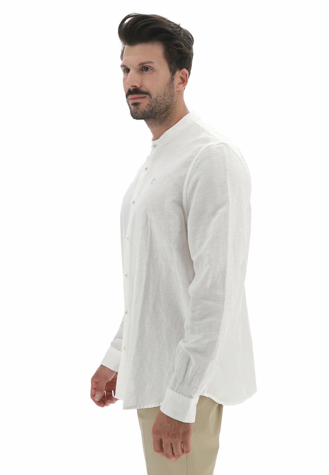 Camicia Coreana In Lino Timberland Tb0a2dqx 9 Camicia Coreana In Lino Timberland Tb0a2dqx - immagine 7