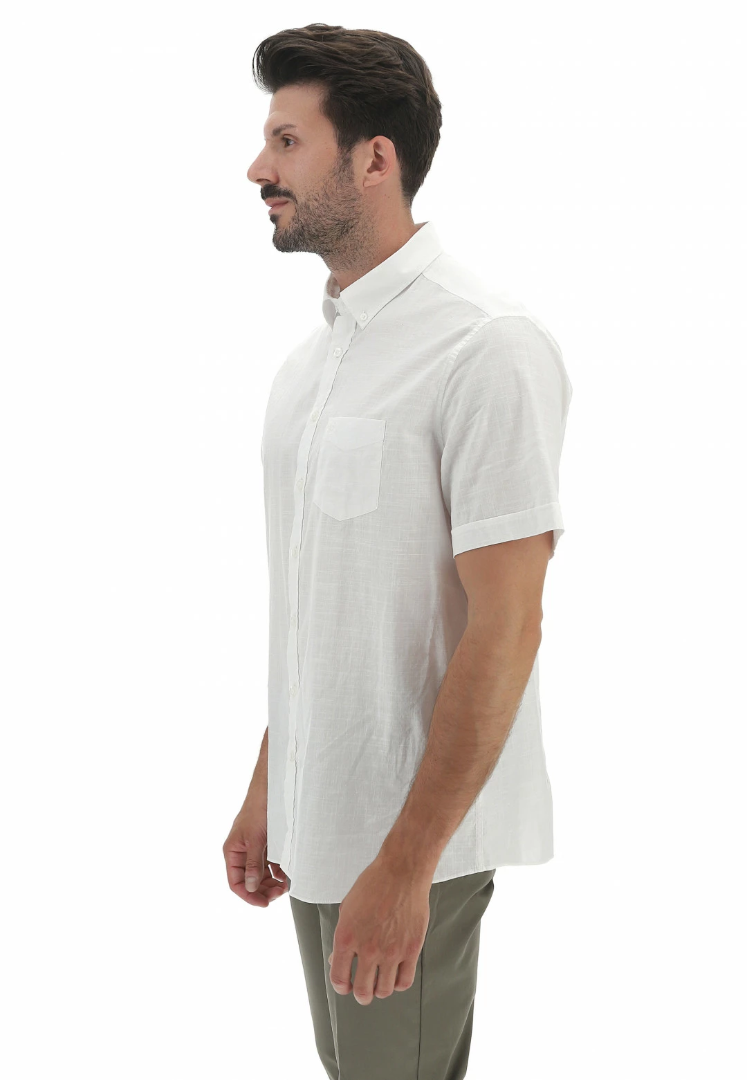 Camicia Bugatti Uomo Mezza Manica In 100% Cotone 4 Camicia Bugatti Uomo Mezza Manica In 100% Cotone - immagine 2