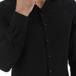 Camicia In Viscosa Tinta Unita Eks -Lacoste shop 70e054ca00ac37db87c1559578e33eea