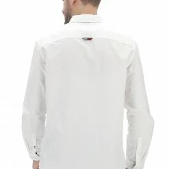 Tommy Hilfiger Jeans Camicia Tommy Jeans Oxford Uomo In Cotone Classic Fit Con Logo Ricamato -Lacoste shop 7162892b3f75433dff107bd8899138bd