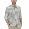 8.9 OTTOPUNTONOVE Camicia A Righe Misto Lino 8.9 Uomo