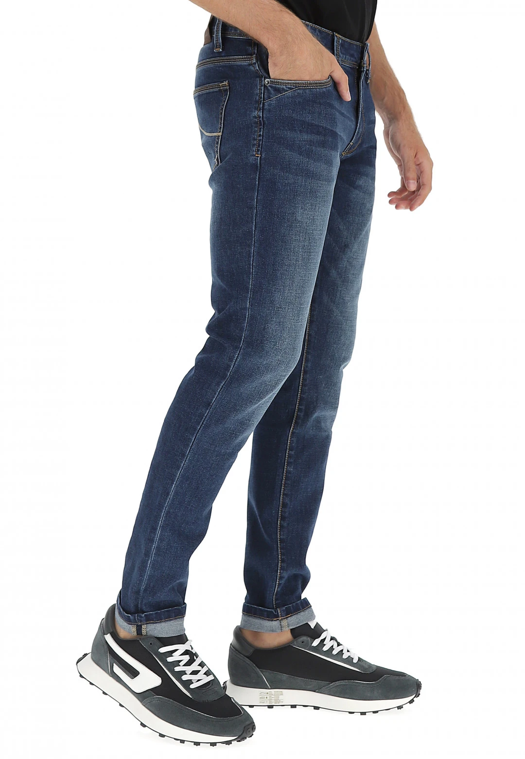 Key Jey Jeans Keyjey Dnm Uomo Lim Fit Lavaggio Medio 4 Key Jey Jeans Keyjey Dnm Uomo Lim Fit Lavaggio Medio - immagine 2