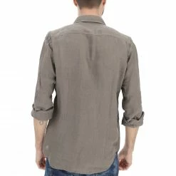 8.9 OTTOPUNTONOVE Camicia Manica Lunga Lino Tinta Unita -Lacoste shop 7317a721817df7fe23663705d99f8517