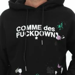 Felpa Comme Des Fuckdown In Cotone Felpato E Stampa Frontale Mde In Italy -Lacoste shop 7446bf3f74d7f07f8e46f9b5deacaae4