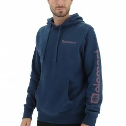 Felpa Element Con Cappuccio Felpata E Logo Stampato Sul Retro