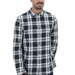 Tommy Hilfiger Jeans Camicia A Quadri Tommy Hilfiger Dm0dm15112 In Cotone Con Logo Ricamato -Lacoste shop 76d49127caf3011bb3e7145156298cec