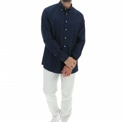 Camicia Uomo Tommy Hilfiger In Microfantasia A Contrasto Regular Fit -Lacoste shop 777f0ef40c73a0b27adfd2c9a8db1fd7