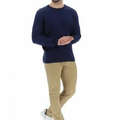 Gaudi Pullover Girocollo Gaudì Uomo In Tinta Unita Basic -Lacoste shop 7784ef832614cff411ba7b8be4527ca7