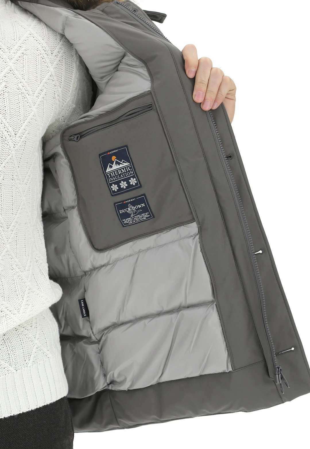 Piumino Uomo Parka Greenfield Norway Con Cappuccio 9 Piumino Uomo Parka Greenfield Norway Con Cappuccio - immagine 7