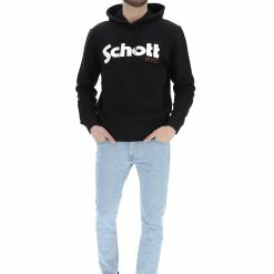 Felpa Schott Con Cappuccio Big Logo -Lacoste shop 77b972428dc887e774030e7f8bdeb273