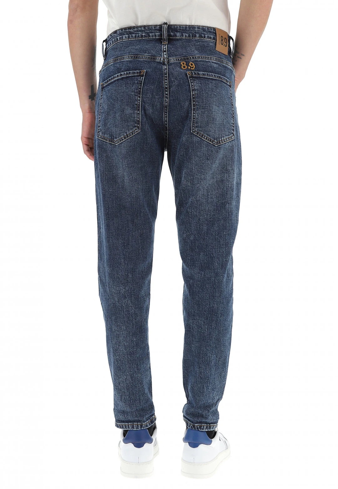 8.9 OTTOPUNTONOVE Jeans Baloon Fit 8.9 Uomo Lavaggio Scuro 5 8.9 OTTOPUNTONOVE Jeans Baloon Fit 8.9 Uomo Lavaggio Scuro - immagine 3