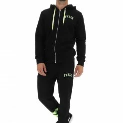 Felpa Pyrex Con Zip Cappuccio E Logo Gommato Fluo -Lacoste shop 782f1a5c94d8bd955f9ba6b86fc04cc5