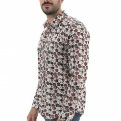 Camicia Manica Lunga Fantasia All Over Brango Uomo -Lacoste shop 7855558df92329f95255460b841c3a29
