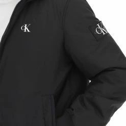 Calvin Klein Jeans Bomber Con Cappuccio Calvin Klein Jenas Uomo Full Zip Con Logo Piccolo Sul Petto -Lacoste shop 78a03bdf21fae07636c0adf760223be1