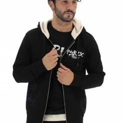 Felpa Gargata Con Doppio Cappuccio A Contrasto Pyrex