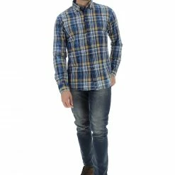 8.9 OTTOPUNTONOVE Camicia Quadri Effetto Used 8.9 -Lacoste shop 79cf07b156cd8d133b058443fba71401